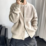 Knitted Cardigan Man Warm