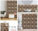 5/10pcs Self-Adhesive Tile Wall Sticker Home Decor