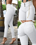Women's  Long Slim High Waist  Pants