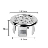 8/1Pcs Sink Hole Round Overflow Cover Ring Bathroom Kitchen Accessories