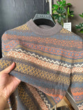 High-Quality Exquisite Jacquard Sweater Men
