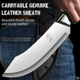 Stainless steel ultra sharp bending fracture knife, suitable for precise cutting, trimming, and peeling by professional butchers