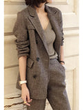 Fashion  Female Suit Jacket 2 Piece Sets