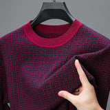 Luxury Quality Men's O-Neck Knitted Sweater