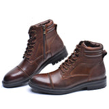 High Quality Men Boots Genuine Leather