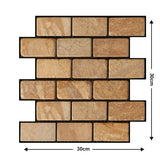 5/10pcs Self-Adhesive Tile Wall Sticker Home Decor