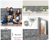 5/10pcs Self-Adhesive Tile Wall Sticker Home Decor