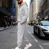Men's Sports Fashion Hooded Sweater Set