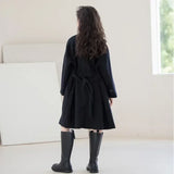 Girls Winter  Coat Double-faced for Kids 8 10 12 14 Years F