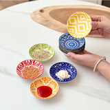 6/10 Pieces of Ceramic Bohemian Plates,