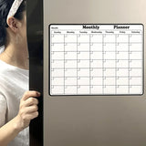 1pc Magnetic Refrigerator Dry Erase Monthly Planner