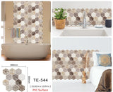 5/10pcs Self-Adhesive Tile Wall Sticker Home Decor
