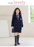 Girls Winter  Coat Double-faced for Kids 8 10 12 14 Years F