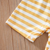 100% Cotton Short Sleeve  Summer yellow