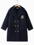 Girls Winter  Coat Double-faced for Kids 8 10 12 14 Years F