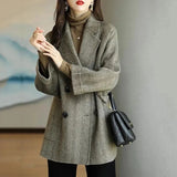 High-End Woolen Jacket Women's
