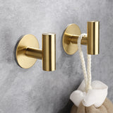 1/2PCS Adhesive Wall Hook Stainless Steel
