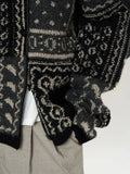 Design Contrast Color Knit Sweater For Women