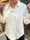 Cotton Linen Women Shirts