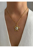 Elegant Fashion White Enamel  Pendant