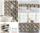 5/10pcs Self-Adhesive Tile Wall Sticker Home Decor