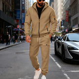 Men's Sports Fashion Hooded Sweater Set