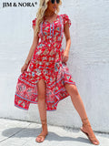 Floral Boho Printed Women Dress