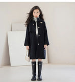 Girls Winter  Coat Double-faced for Kids 8 10 12 14 Years F
