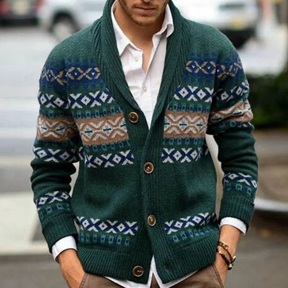 Men's Luxury Fashion Warm Knitted Cardigan