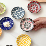 6/10 Pieces of Ceramic Bohemian Plates,
