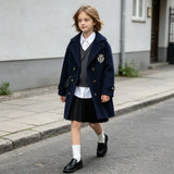 Mid-length Wool Coat for GIRLS