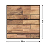 5/10pcs Self-Adhesive Tile Wall Sticker Home Decor