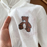 Thin Cute Bear Air-conditioned Hooded Jacket