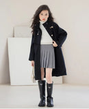 Girls Winter  Coat Double-faced for Kids 8 10 12 14 Years F