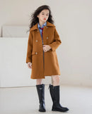 Girls Winter  Coat Double-faced for Kids 8 10 12 14 Years F
