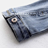 Women Jeans Jacket Butterfly Embroidery