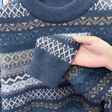 High-Quality Exquisite Jacquard Sweater Men