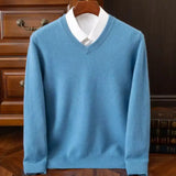 Men's Warm Pullovers Sweater V-Neck