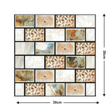 5/10pcs Self-Adhesive Tile Wall Sticker Home Decor