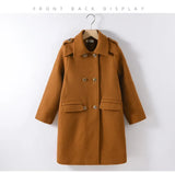 Girls Winter  Coat Double-faced for Kids 8 10 12 14 Years F