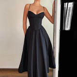 Sexy Pleated Dress Female