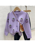 Girls' Stylish Handmade Grape Tops