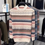 High-Quality Exquisite Jacquard Sweater Men
