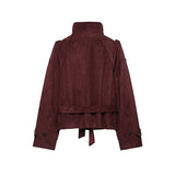 Women's Jackets Fashion With Belt
