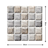 5/10pcs Self-Adhesive Tile Wall Sticker Home Decor