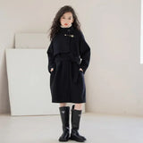 Girls Winter  Coat Double-faced for Kids 8 10 12 14 Years F