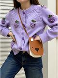 Girls' Stylish Handmade Grape Tops