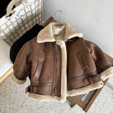 Fashion Baby Kids Fleece Outwear