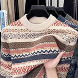 High-Quality Exquisite Jacquard Sweater Men