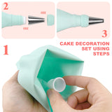 Piping Pastry Bag With Nozzles Set For Confectionery Tips Baking And Bakery